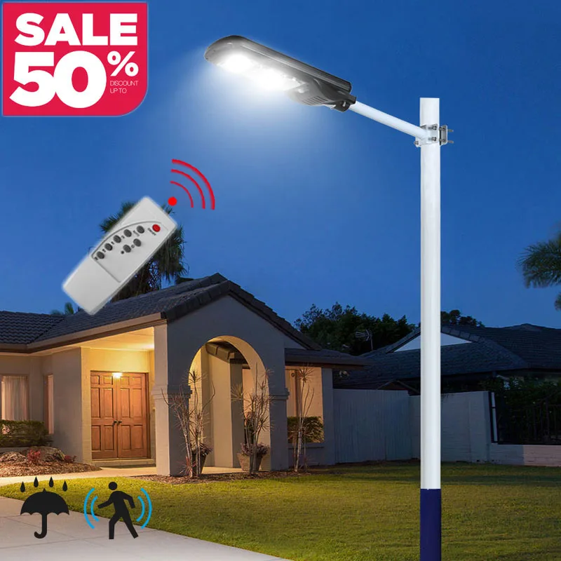 Omsen Lamp High Lumen Sensor All Ine One Outdoor Solar Led Outdoor Solar Street Lights 400W Solar Street Light Automatic On Off