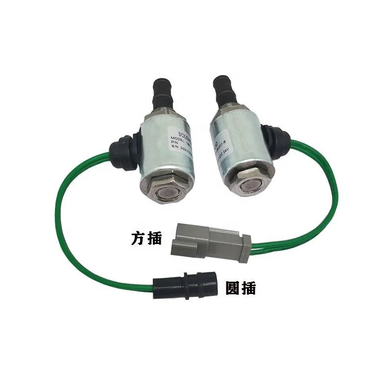 Factory Supply CAT 120H 140H 160H Excavator Parts Tractor 24V Solenoid Valve 186-1526 186-1525 3E-6269