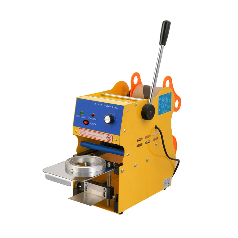 CSM-01 manual cup sealer, easy operation cup cup sealing machine 300-500cups/hr