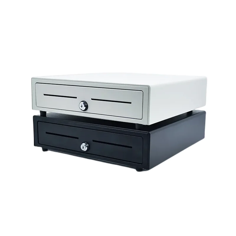 Черный мини-ящик для наличных 410 мм 12 В 4b8c rj11 rj12