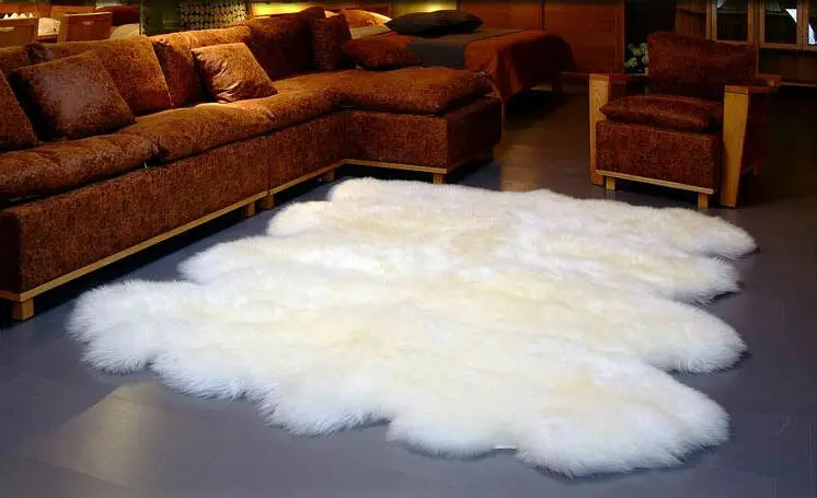 2020 faux long wool short sheepskin shaggy wool carpet rugs mats  for floor sofa bed