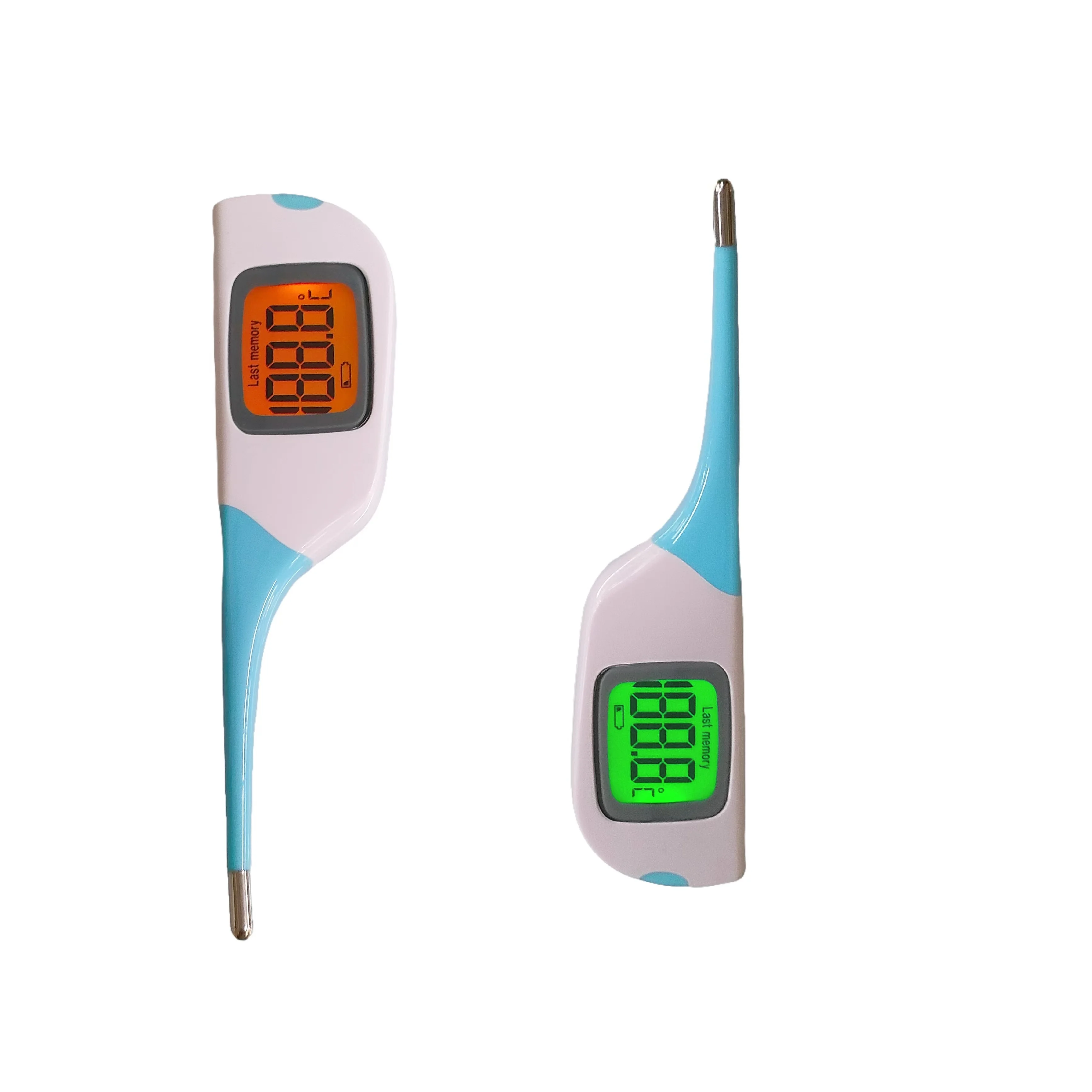8 Sec Fast Reading Digital clinical Thermometer , TM22 Oral, Rectal and Underarm fever medical Thermometer with backlight