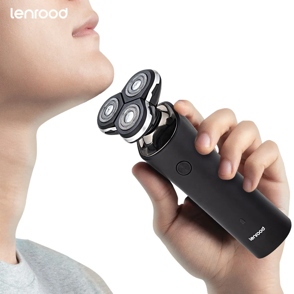 Lenrood Electric Razor New Arrival LR-600 IPX6 USB Rechargeable 4D Floating Wet And Dry Dual Use Men Electric Shavers