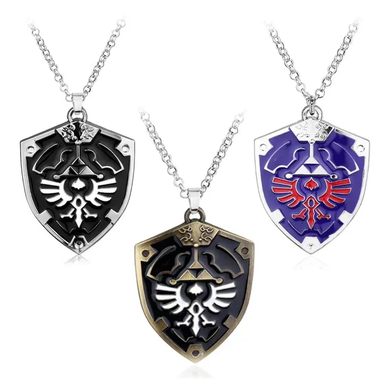 Оптовая продажа легенда Zelda Hylian эмалированный металлический световой брелок для ключей