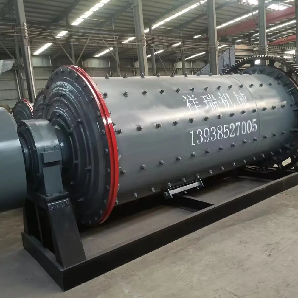 New High Efficiency Capacity 6.5-36t/h Ball Mill 25mm feeding size Ball Mill Machine for mining industry