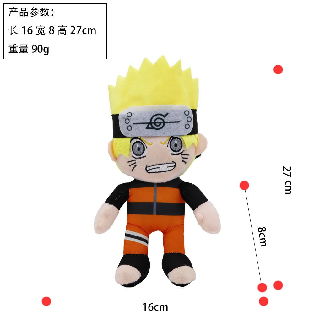 New Plush Toy Classic Riman Peripheral Doll Uzumaki Hatake Kakashi Gaara Uchiha Sasuke Toy Doll