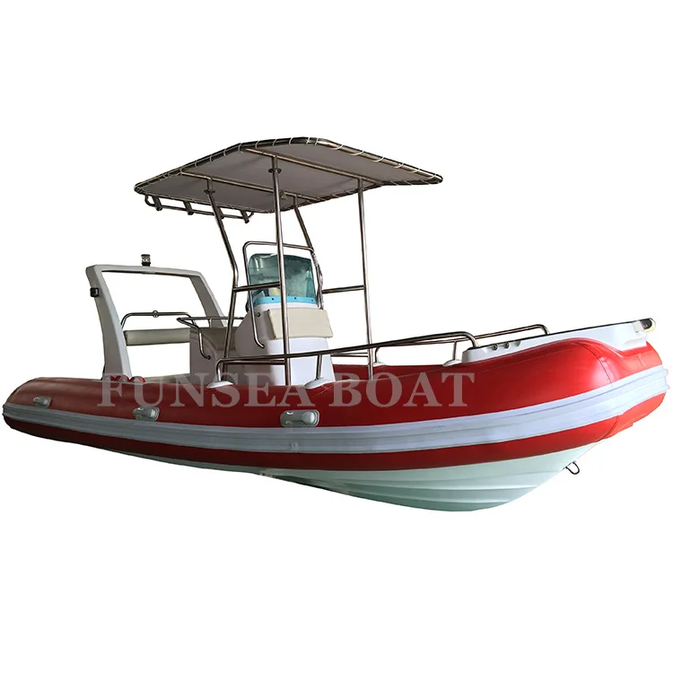 low price 17 ft 5.2 meters luxury pvc semi rigid fiberglass fishing yacht boat malaysia