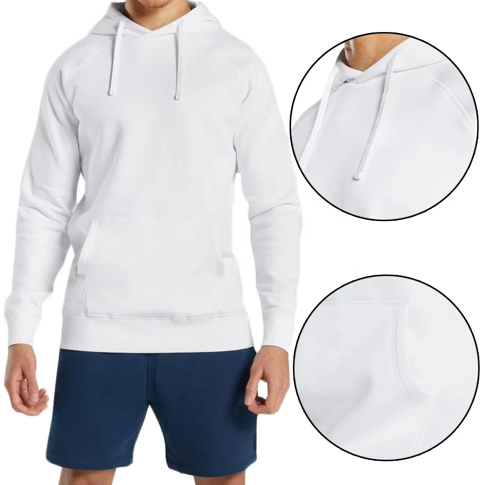 Толстовка мужская с логотипом на заказ, Свитшот оверсайз из хлопка, пуловер, уличная одежда с карманами, оптовая продажа