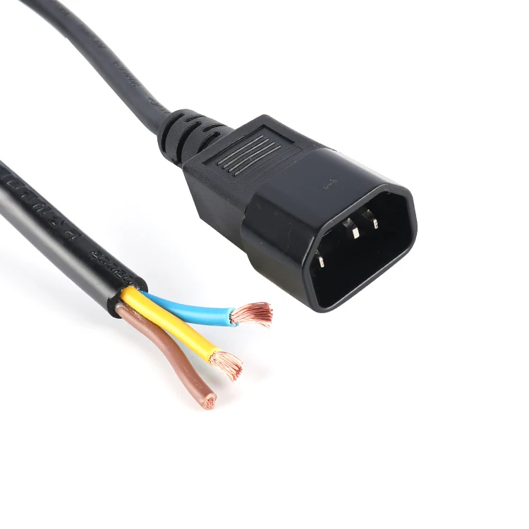 Заводской индивидуальный IEC 60320 C13 C14 220v женский и мужской кабель питания переменного