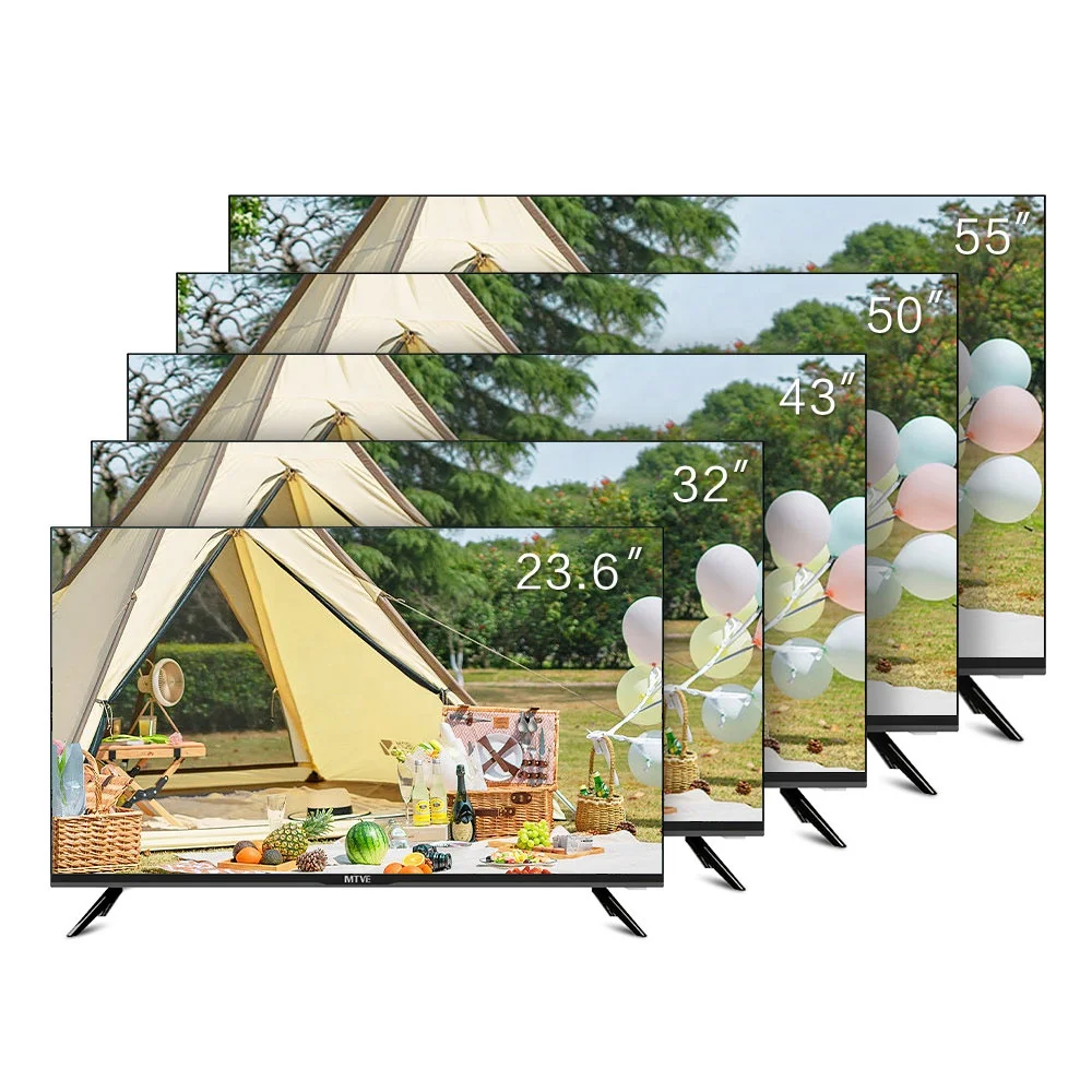 LED-телевизор 32/43/50/55/60/65/70/75/80/85 100 дюймов Android Wi-Fi 4k UHD