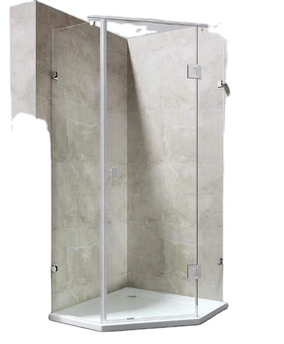Hot selling bathroom shower unique design shower box chromed rigid alu.alloy frame shower cabin