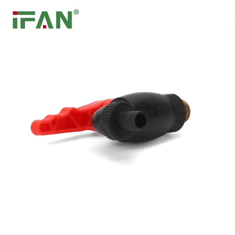 Фитинги IFANPLUS EN 15874 PPR черного цвета для водопроводной 1/2 '-3/4' высокого давления Bibcock