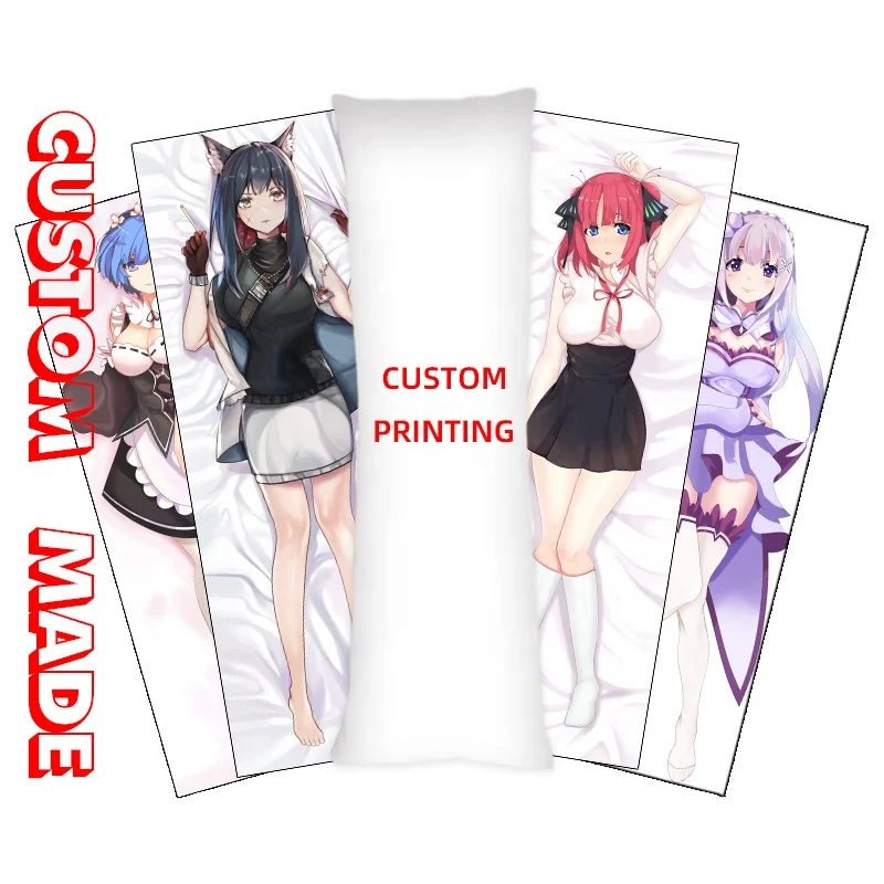 Japanese Anime Hug Otaku Body Pillow Anime Girls Dakimakura Pillow Case Custom Design Naked Sexy Bedroom Christmas Halloween
