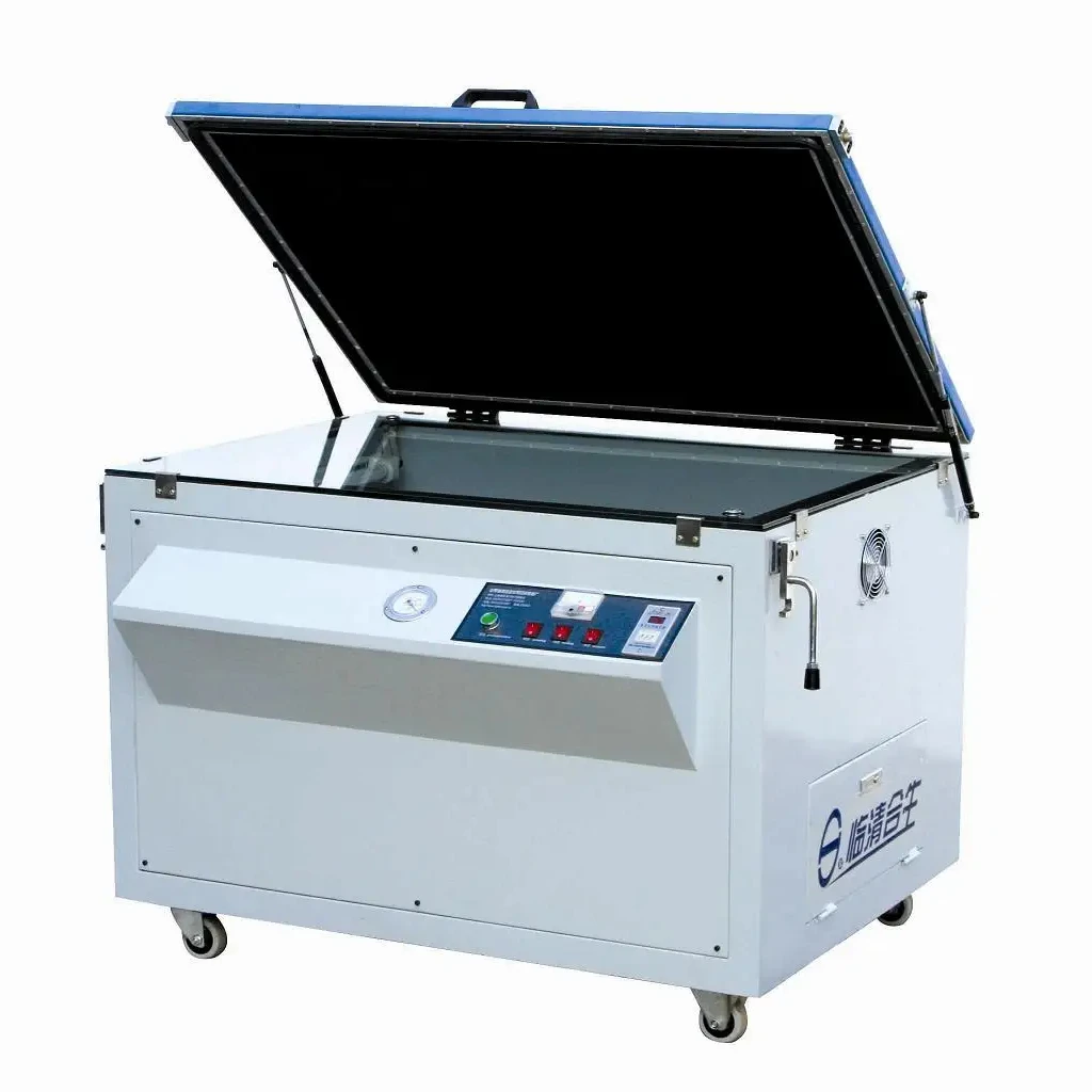 High speed exposing screen machine Iodine gallium lamp vacuum silk screen printing exposure machine