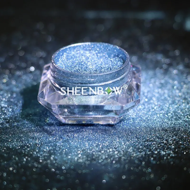 Sheenbow 9D Magnetic Gel Polish Silver Snowlight Semi-transparent Cat Nail Gel Polish Pigment for Nails