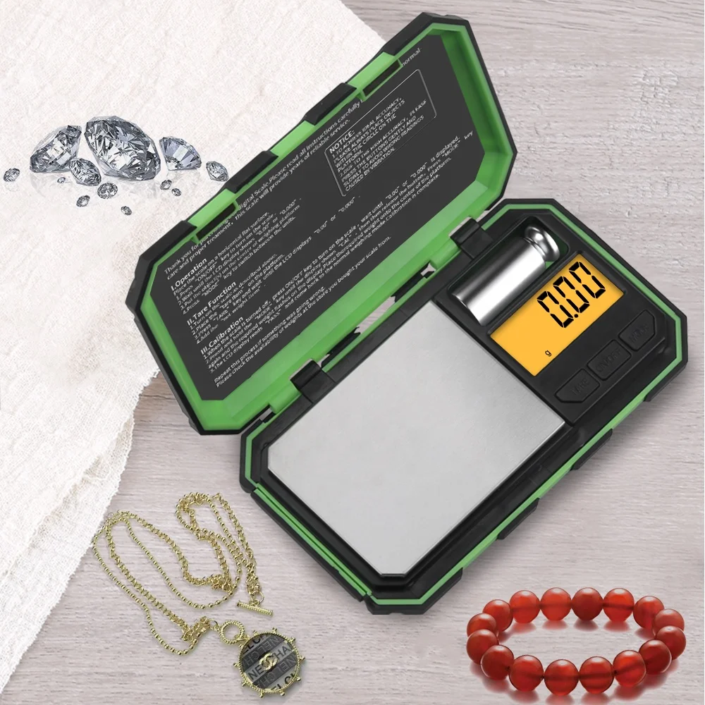 500g LCD Digital Pocket Scale Gram Balance Weight Scale Space Business Silver Gifts Jewelry Scale Gold 100g 200g 0 01g Rectangle