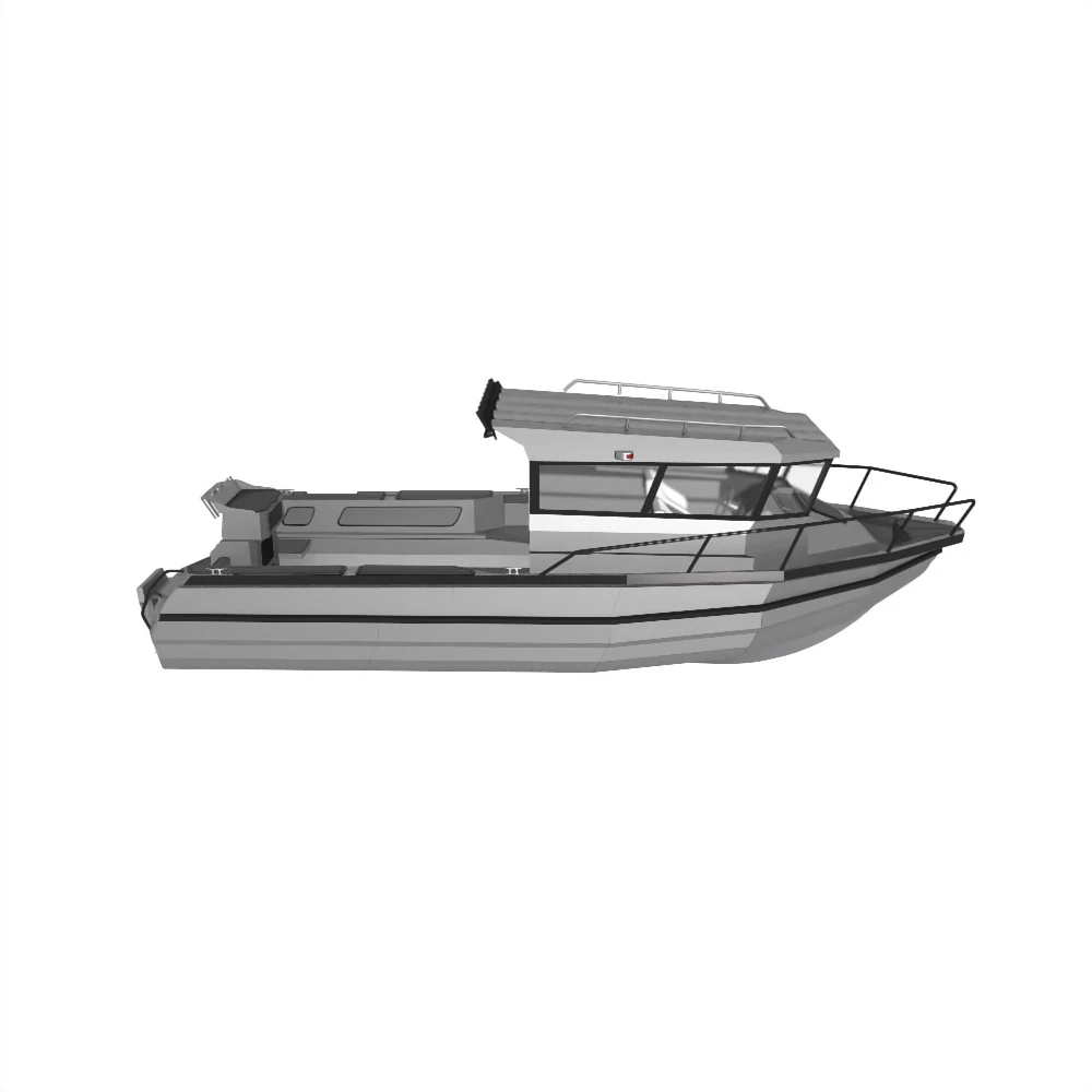China Manufacture Wholesales Aluminum Speed Boat Fishing Vessel Rowing Boats