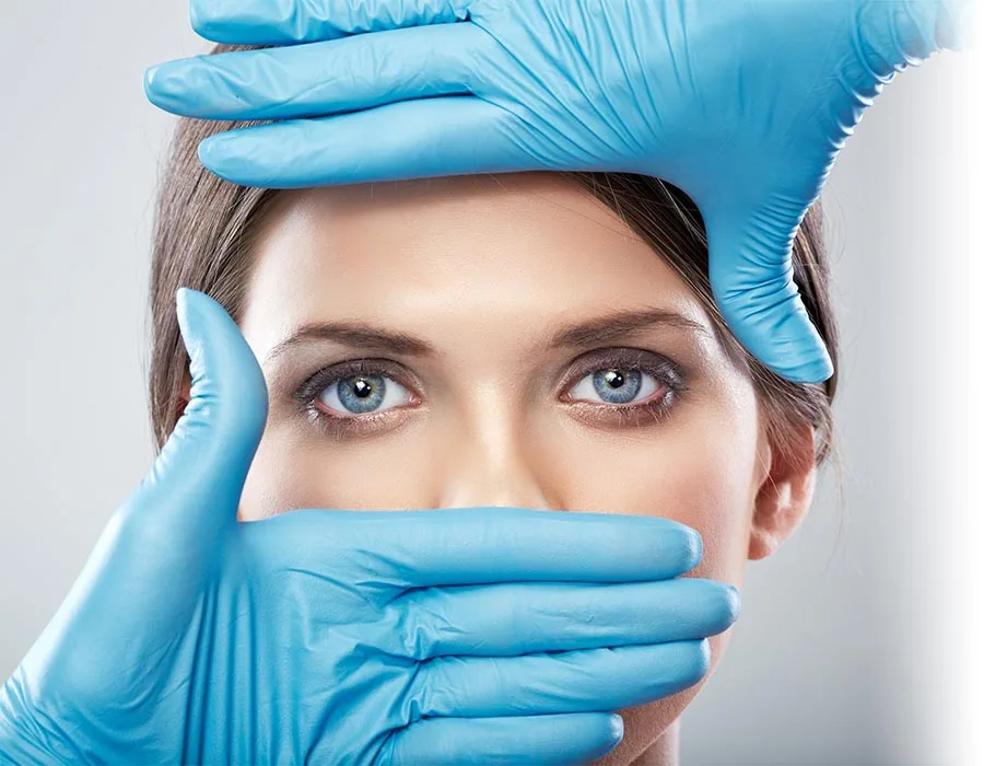 Pidegree 100Pcs Black White powder free Nitrile Gloves Disposable Hand Nitrile Gloves