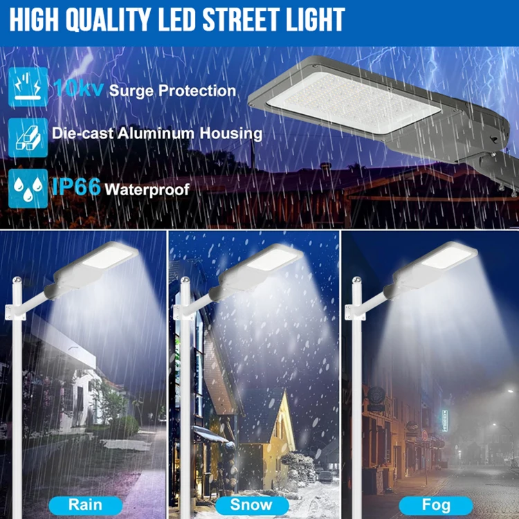 OEM/ODM Outdoor Lighting IP65 Waterproof Streetlight Die Cast Aluminum 75w 120w 180w 240w Engineering Led Street Lights