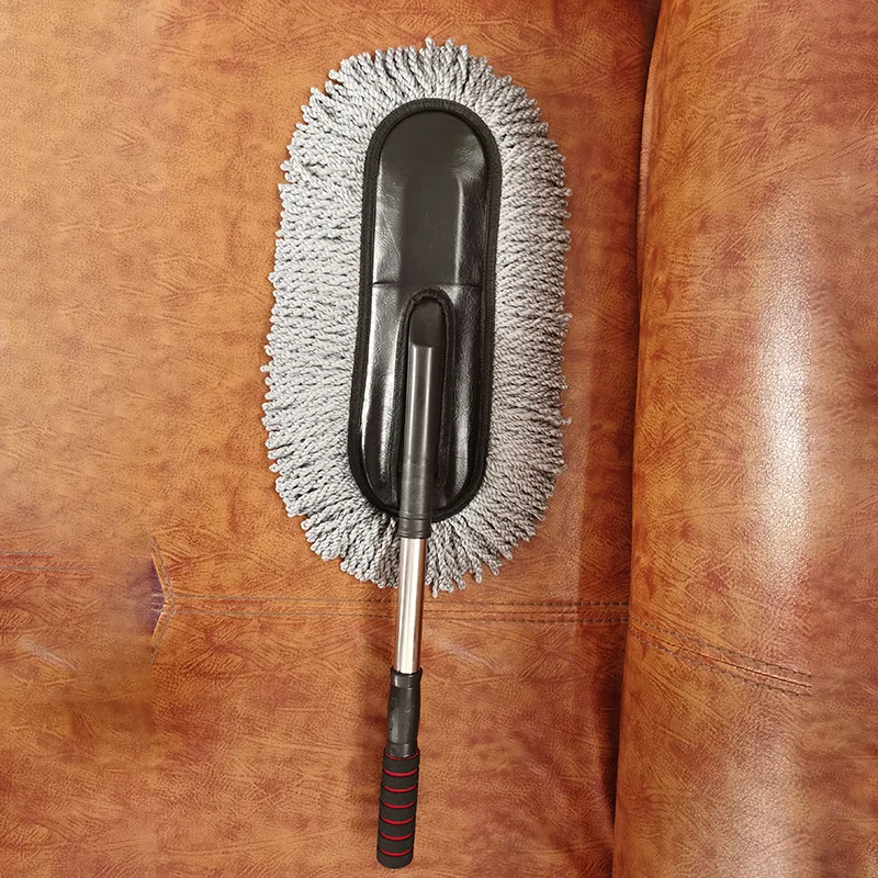 Car Wheel Tire Body Easy Scrubbing Cleaning Brush Microfiber Handheld Dust Stains Sweep Car Wash Mop Automotive Car wash Brush