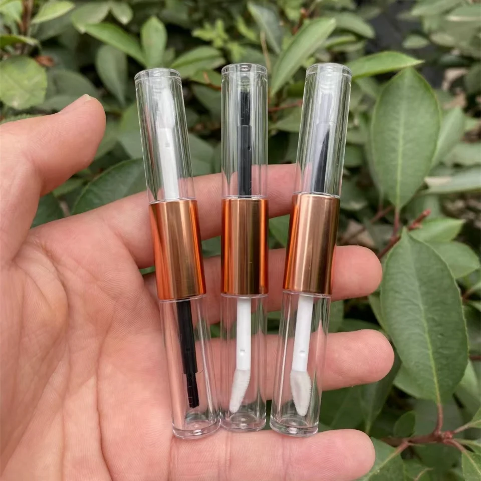 Jinlan 1.3ml lipgloss tubes custom empty lip gloss tube  double-headed lipgloss tube