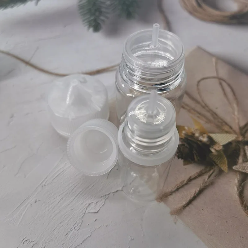 30ML 60ML PET empty Childproof cap anti-theft drip tip plastic bottle oil injection bottle manufacturer