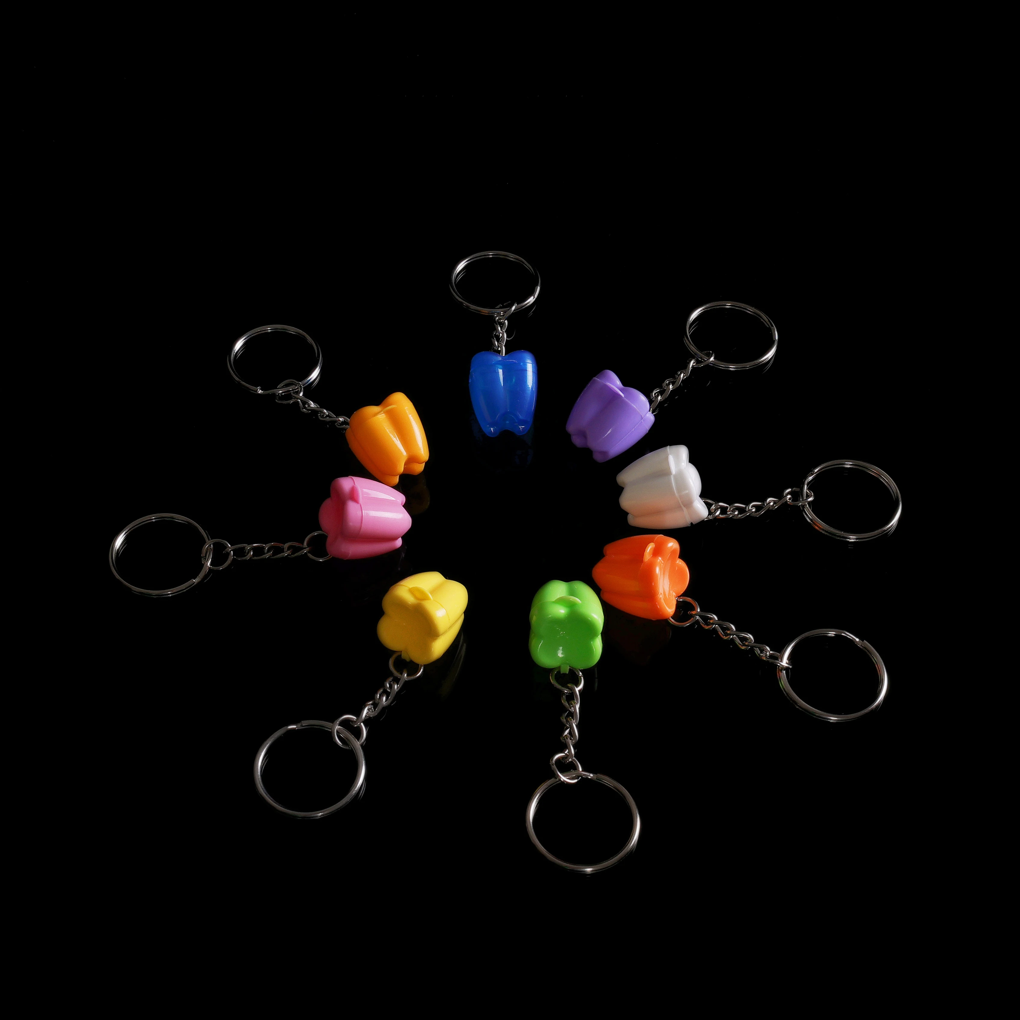 Colorful souvenir mini dental baby tooth keeper holder container milk teeth storage box