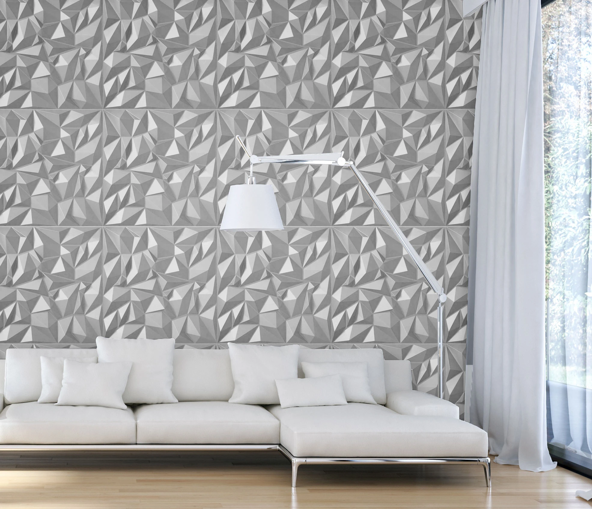 Eco Friendly Decorative Wall Panel Plastic 3d Wall Panel for Sale