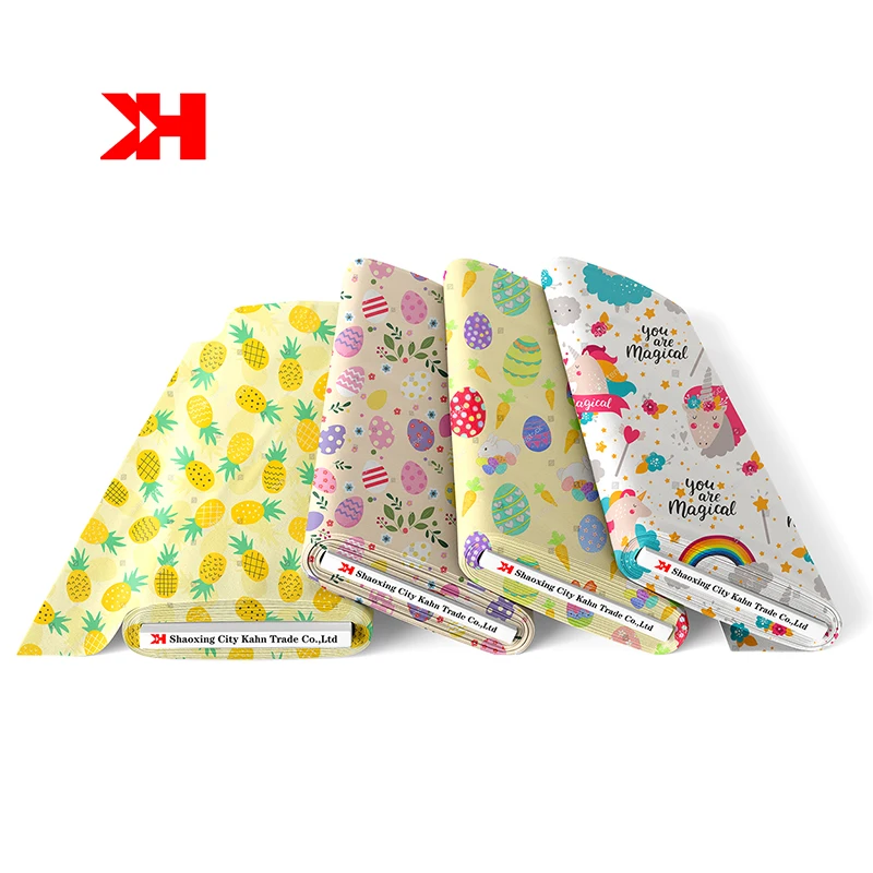 colorful floral custom design cotton printed fabric wholesale