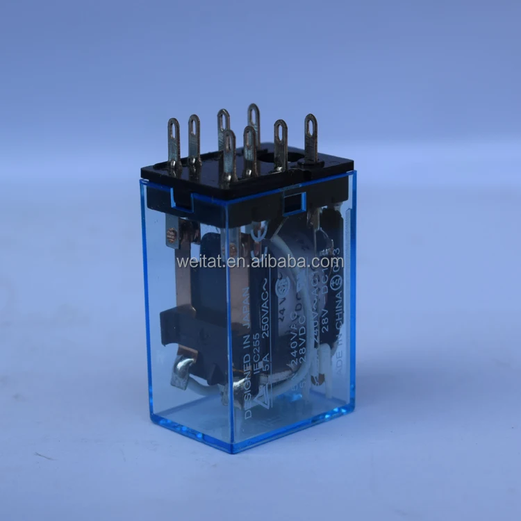 New original electrical component plug-in AC/DC small intermediate relay for industrial and building equipment