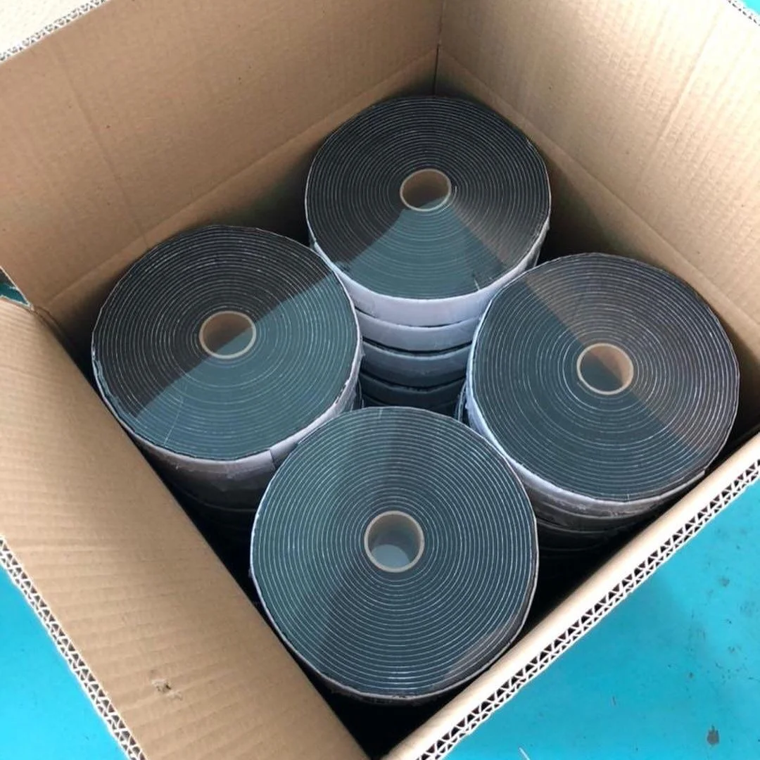 Neoprene Single-Sided Adhesive cable Protection foam fireproofing insulated solar hose Sealing Strip EPDM Strips