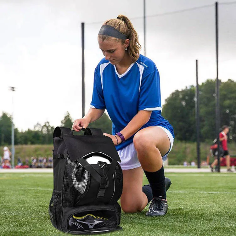 Casual Sports Backpack for Girls for Gym Football Baseball Basketball Volleyball & Soccer for School & Travel