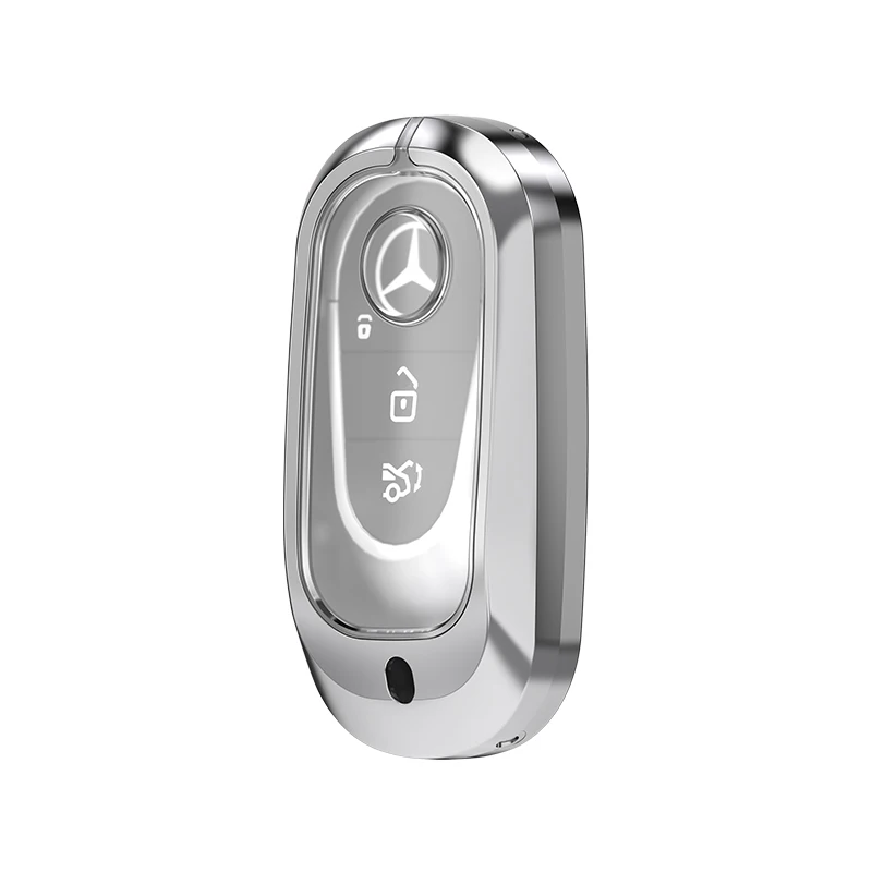 Classic metal Car remote smart key cover for Benz  metal car key accessories for Benz