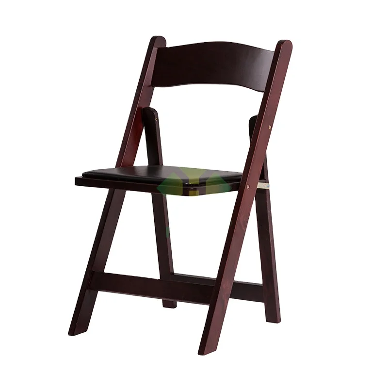 Деревянные складные стулья для свадьбы