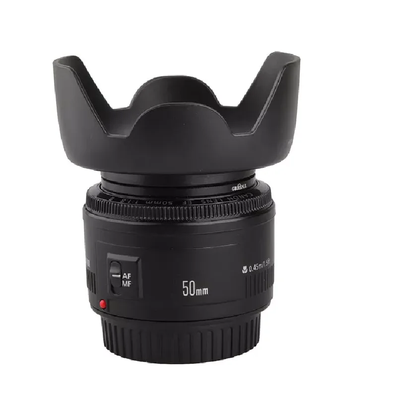 Hot ES-62II Lens Hood for Canon EOS EF 50mm f/1.8 II Lens Cover Twist Lock Camera 50-1.8II Mount Front Photography Accessory