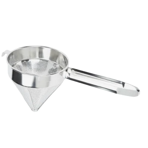 Medium Fine Mesh Strainer Stainless Steel Kitchen Food Sieve with Sturdy Riveted Handle Multifunctional Strainer