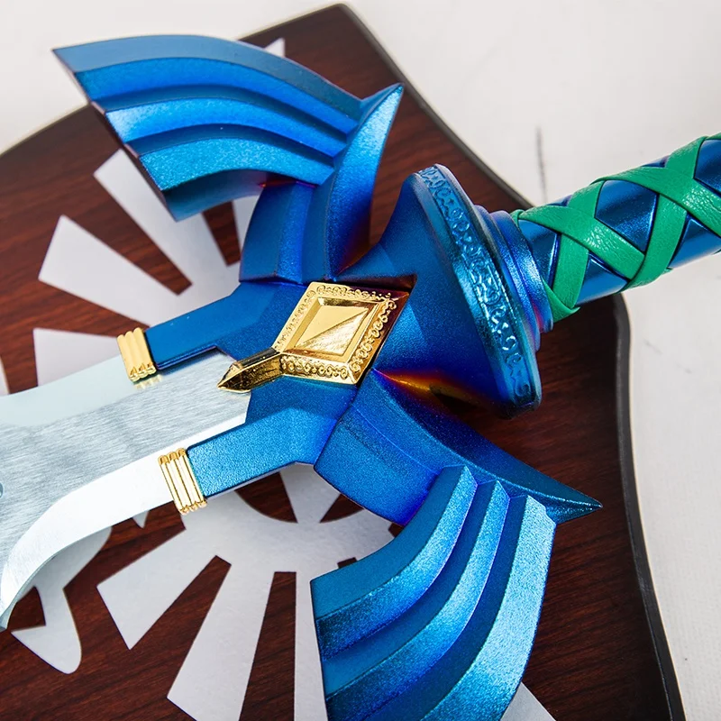 Легенда О Zelda оружие опора из алюминиевого сплава лезвие звено Полная копия меча Tang Master