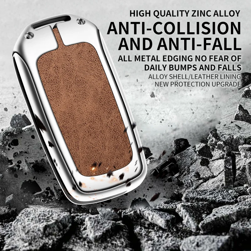 Smart Zinc Alloy Car Logo Key Case For Renault Kadjar Captur Symbol Koleos Megane 2017 2018 2019 2020 2021 Cover Accessories