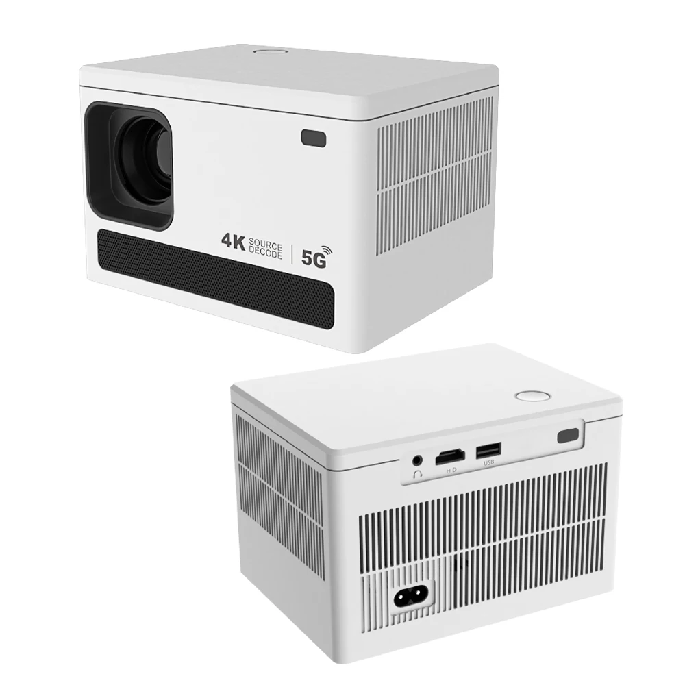 New arrive 1280*720P 4K dual wifi 200 ansi Lumens 2GB 16GB Manual focusing projector A6 4K HD Video Projector