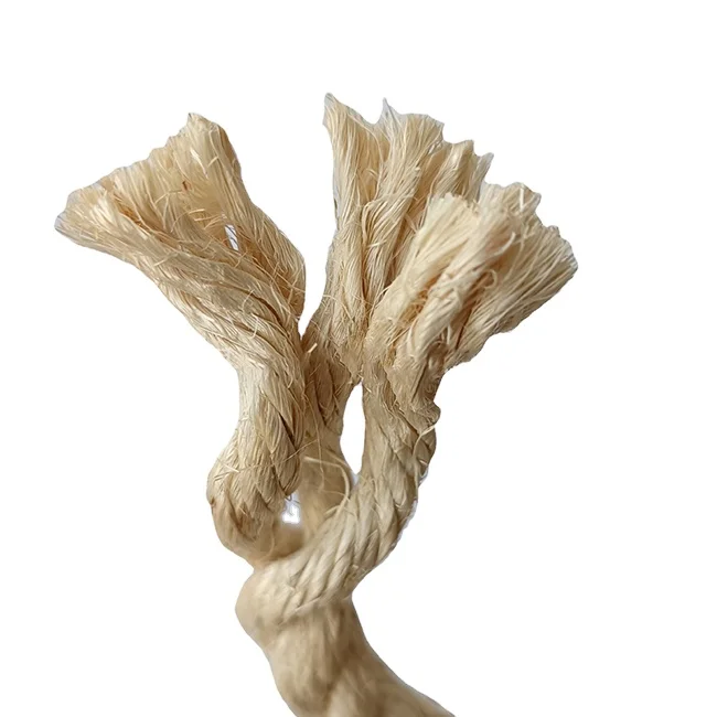 Natural sisal rope for craft decoration, building materials, marine cables