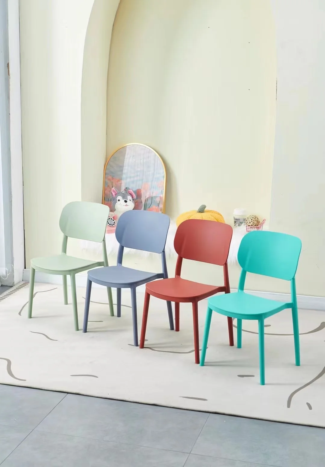 Wholesale Baby Safety Material  Colorful Kids Chairs Children Chair