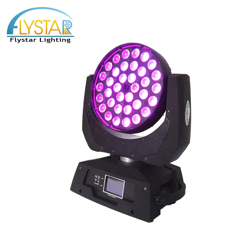 RGBW zoom 36x10w led moving head wash light robe robin 600
