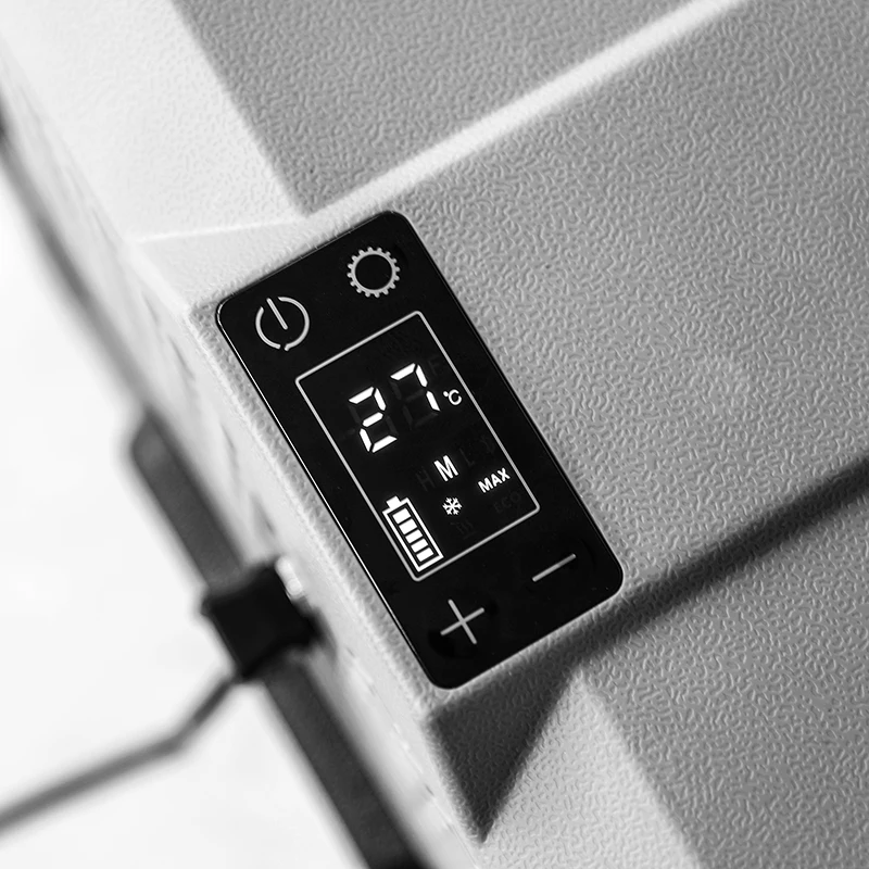 DC12v 24v Compressor Mini Car Fridge Freezer Outdoor Refrigerator 42 L Cooler Box for Camping Caravan Rv