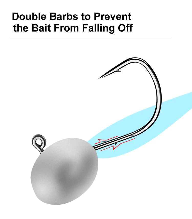 Sportpro Mustad Jig Head Hook Saltwater Vertical Jig Head Fishing Hook Soft Lure Shad Jig Head Worm Hook Sea Rigs Lead Jighead