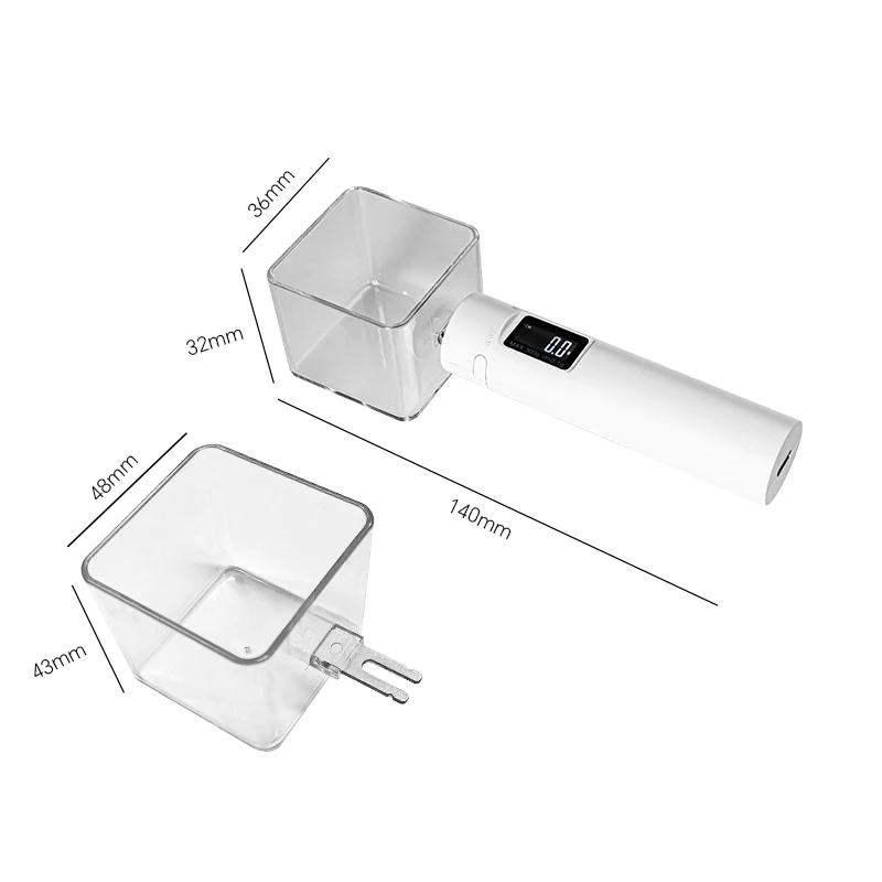 0 5 г максимальный вес 300 двойной дисплей светодиодный большой экран литий-ионный аккумулятор типа C порт цифровая мерная ложка