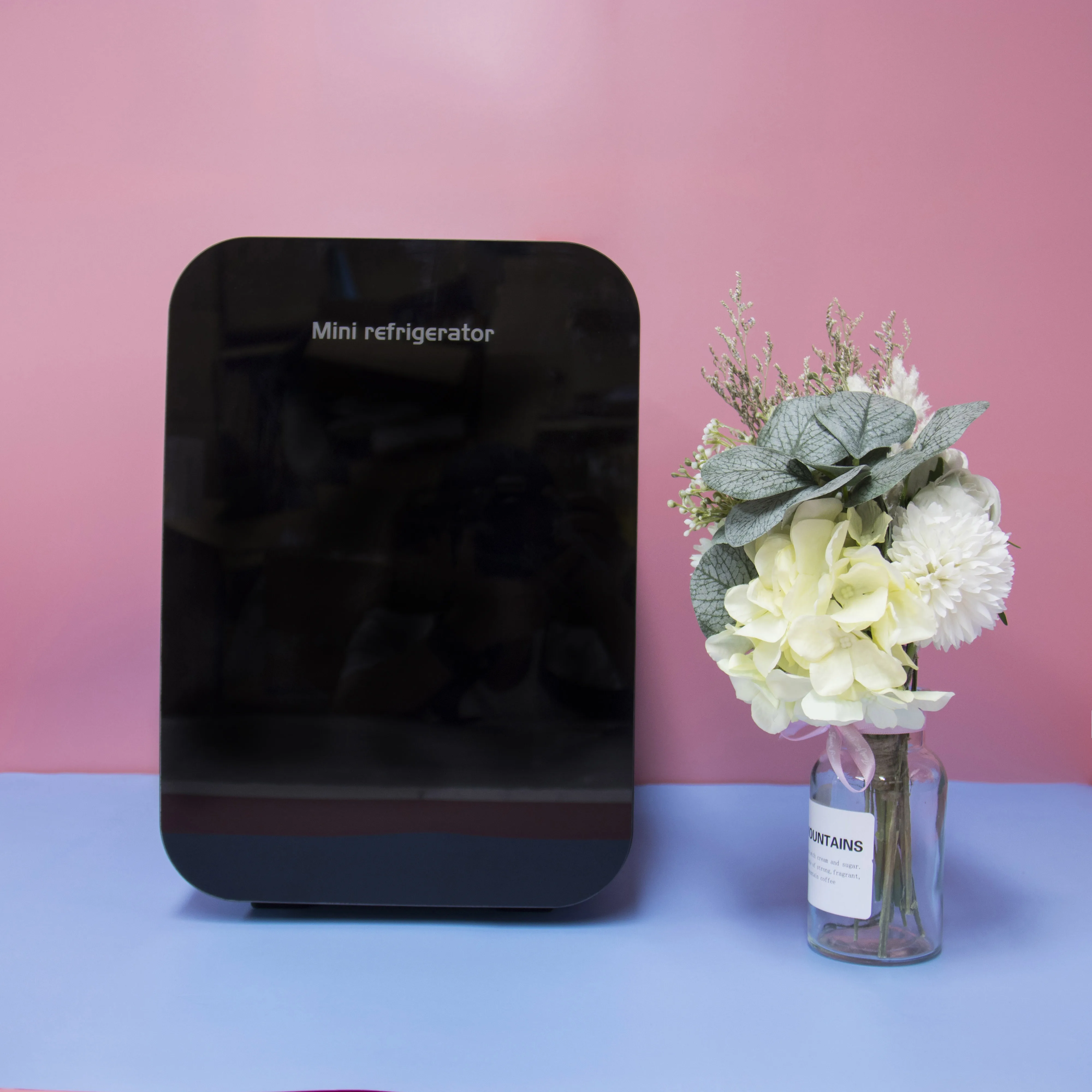 Wholesale Portable New 4L 5L 8L 10L 12L Makeup Fridge DC AC 12V Small Refrigerator Custom Glass Door Hotel Cosmetics Mini Fridge