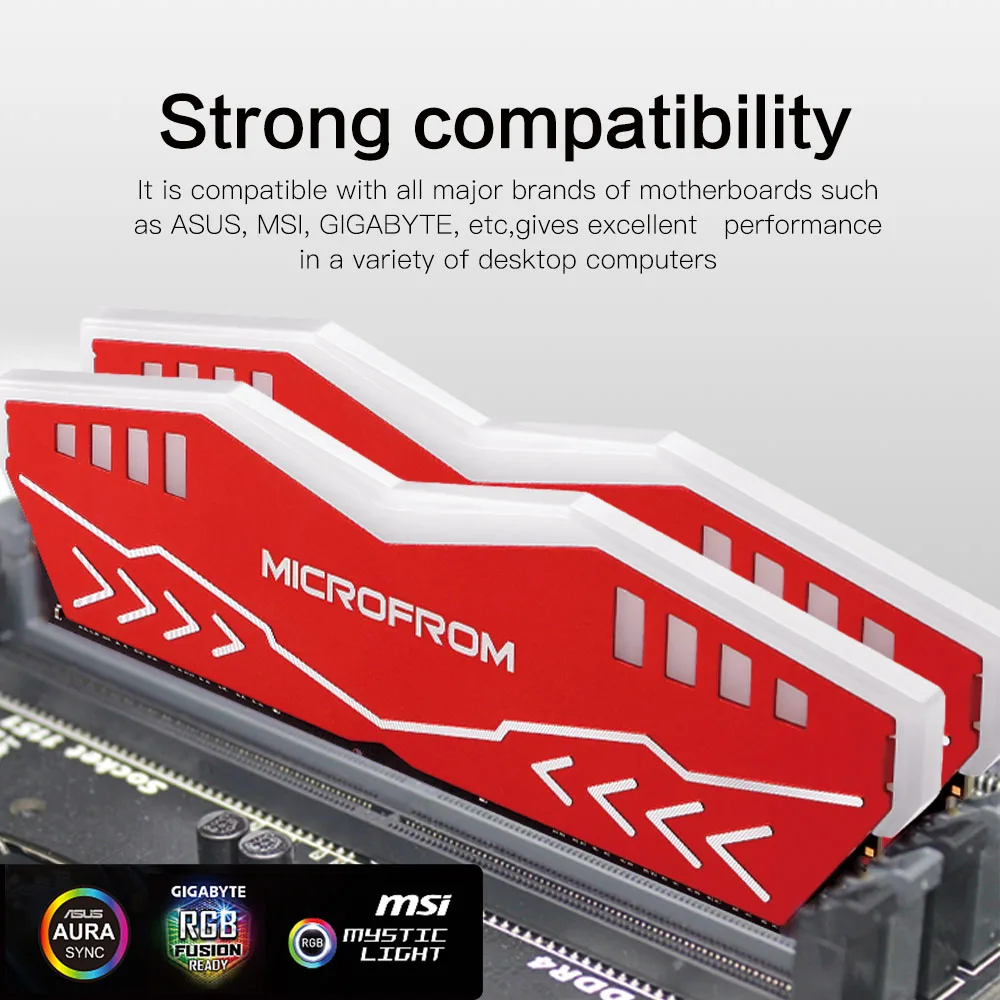 Игровая память Rgb Ddr4 8 ГБ 16 32 3000 МГц 3200 3600 Память для настольного компьютера