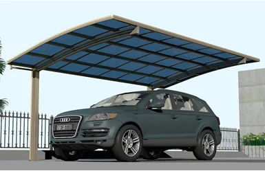 New Style custom made polycarbonate roof outdoor strong wind aluminum grey carport with High Snow Load