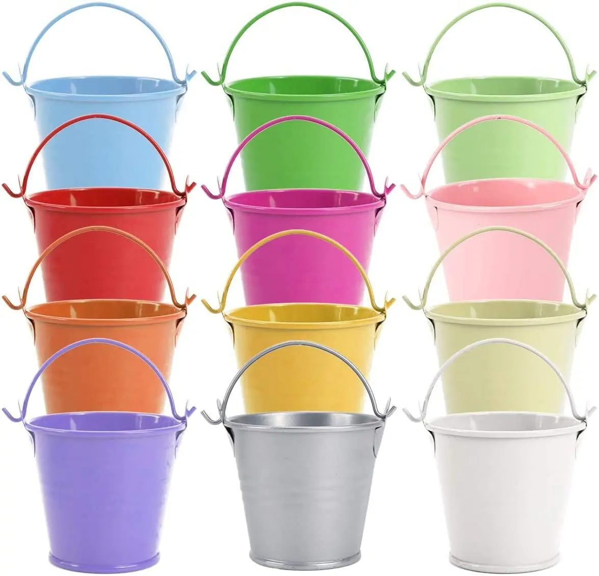 Мини металлические подвесные цветочные горшки 7 см для растений подвесное цветочное ведро балкона забора сада домашний декор