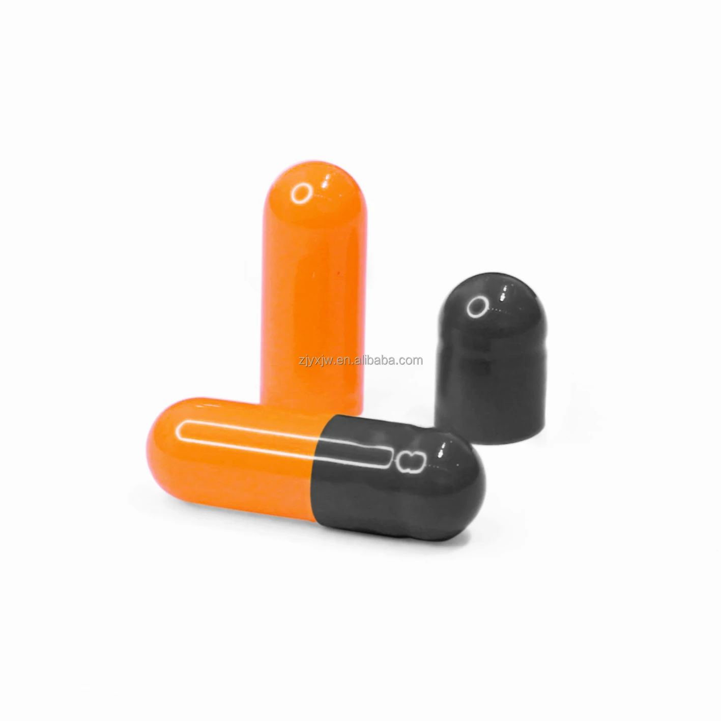 Top quality empty pill capsule vegan size 00  black